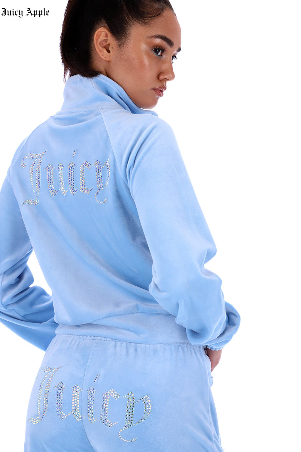 Baby blue clearance juicy tracksuit